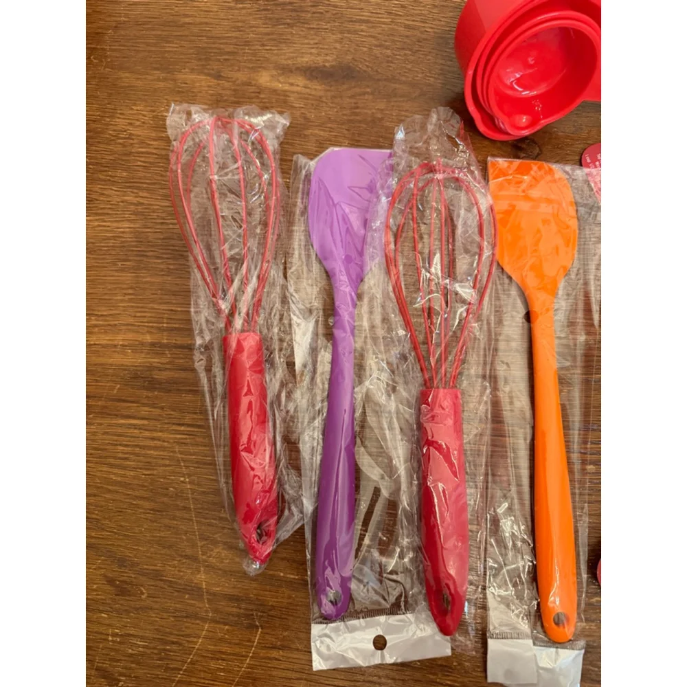 McCormick Silicone Kitchen Tool Lot Measuring Cups Spoons Whisks Spatulas Brush